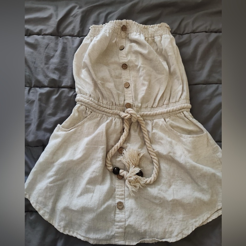 Cream colored dress